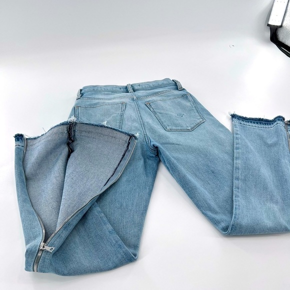 Hudson Holly High Waist Side Zipper Straight Leg Jeans size 25 - Picture 14 of 17